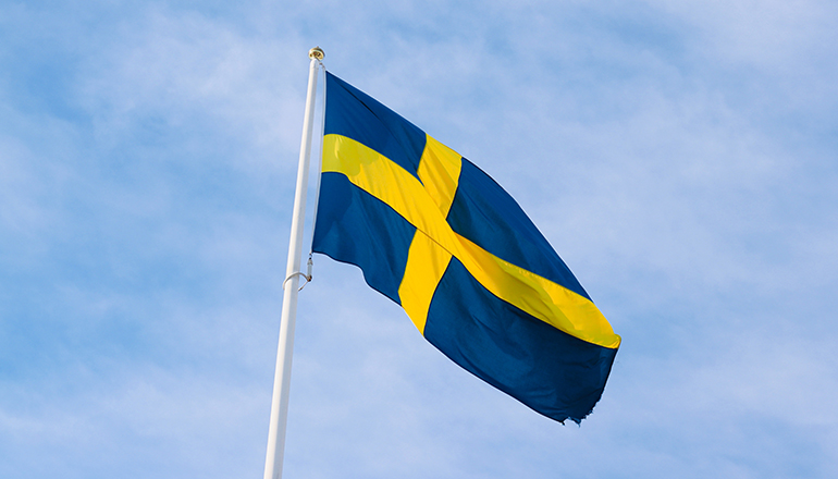 Svensk flagga.